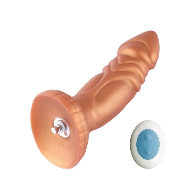 Vibrating Dildo including Remote Control 21 CM KlicLok Gold